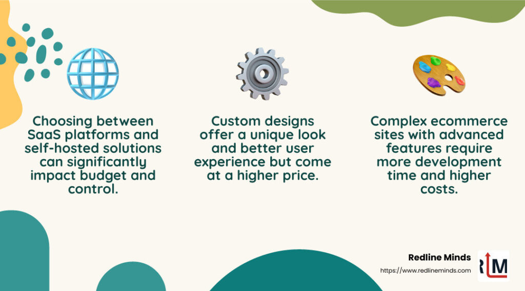 Design is crucial for ecommerce success - ecommerce website design cost infographic 3_facts_emoji_nature